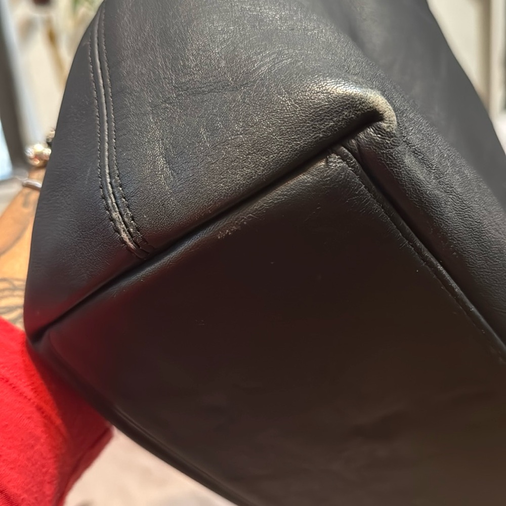 Coach Vintage legacy black leather bucket bag 9165 - Picture 8 of 17